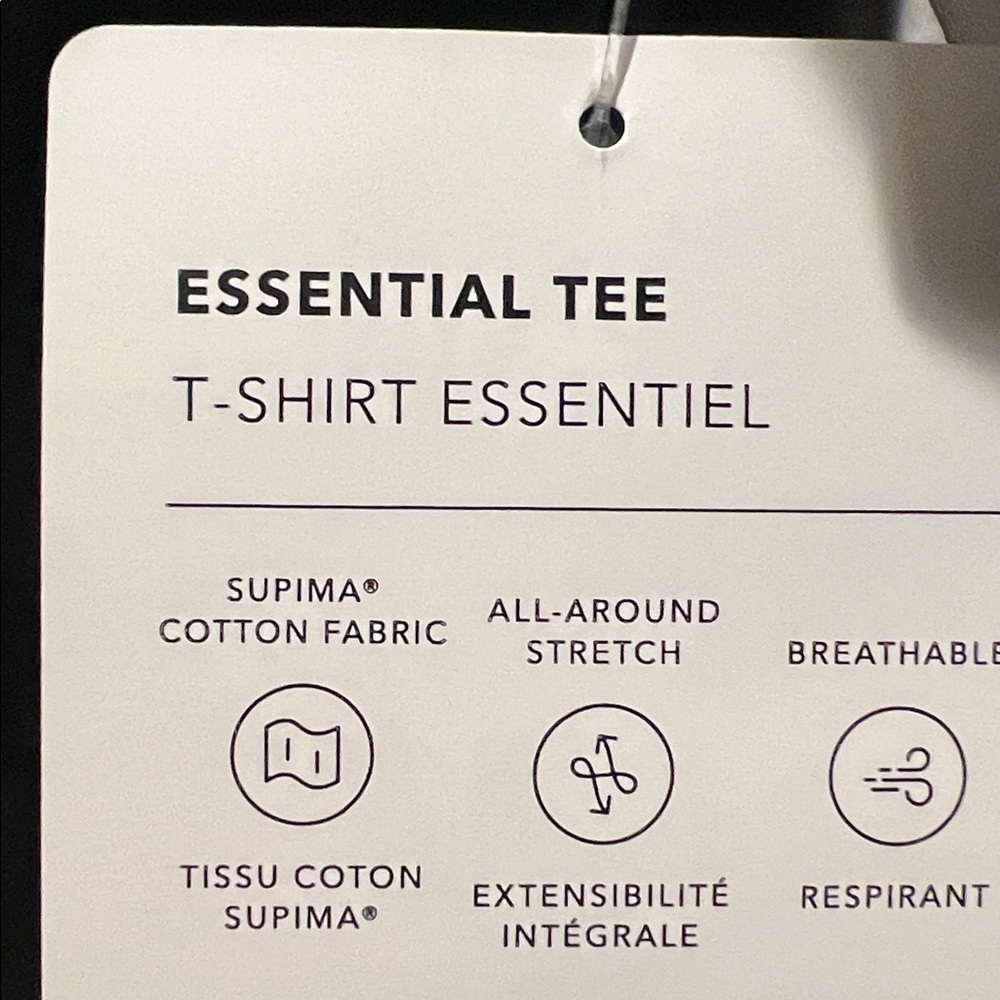 Athleta essential White Short Sleeve Tee - Picture 2 of 2